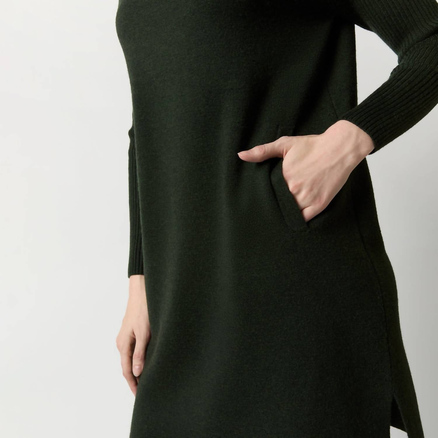 Ann Mashburn - Hadley Mock Neck Dress - clothing - dresses - green