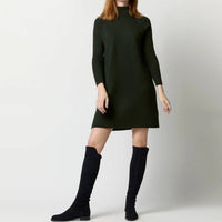 Ann Mashburn - Hadley Mock Neck Dress - clothing - dresses - green