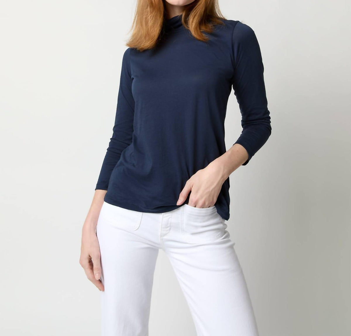 Ann Mashburn - Long Sleeve Turtleneck Tee