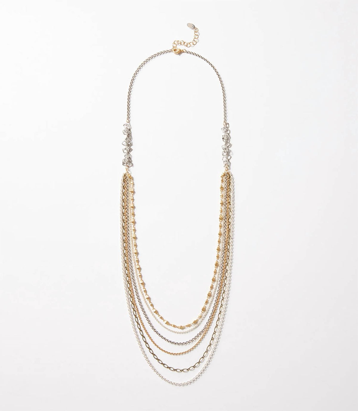 Anne Vaughan - Women's Metallic Multistrand Necklace