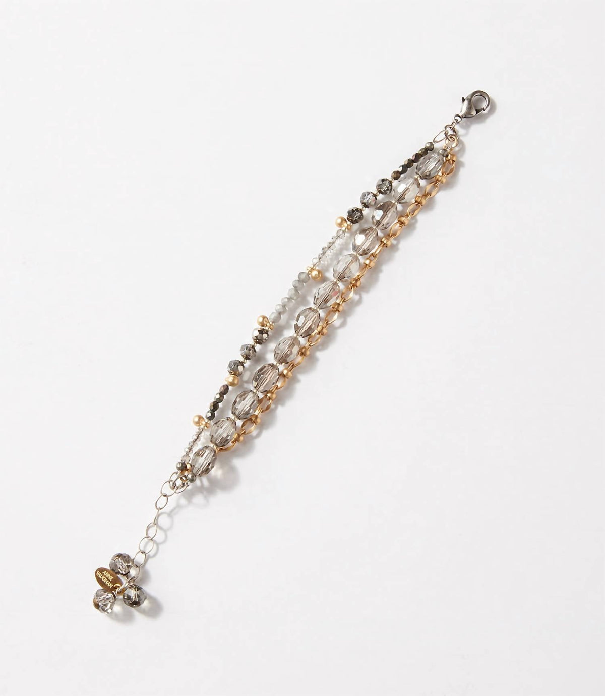 Anne Vaughan - Women's Multistrand Crystal Bracelet