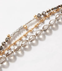 Anne Vaughan - Women's Multistrand Crystal Bracelet - bracelets - crystal - jewelry