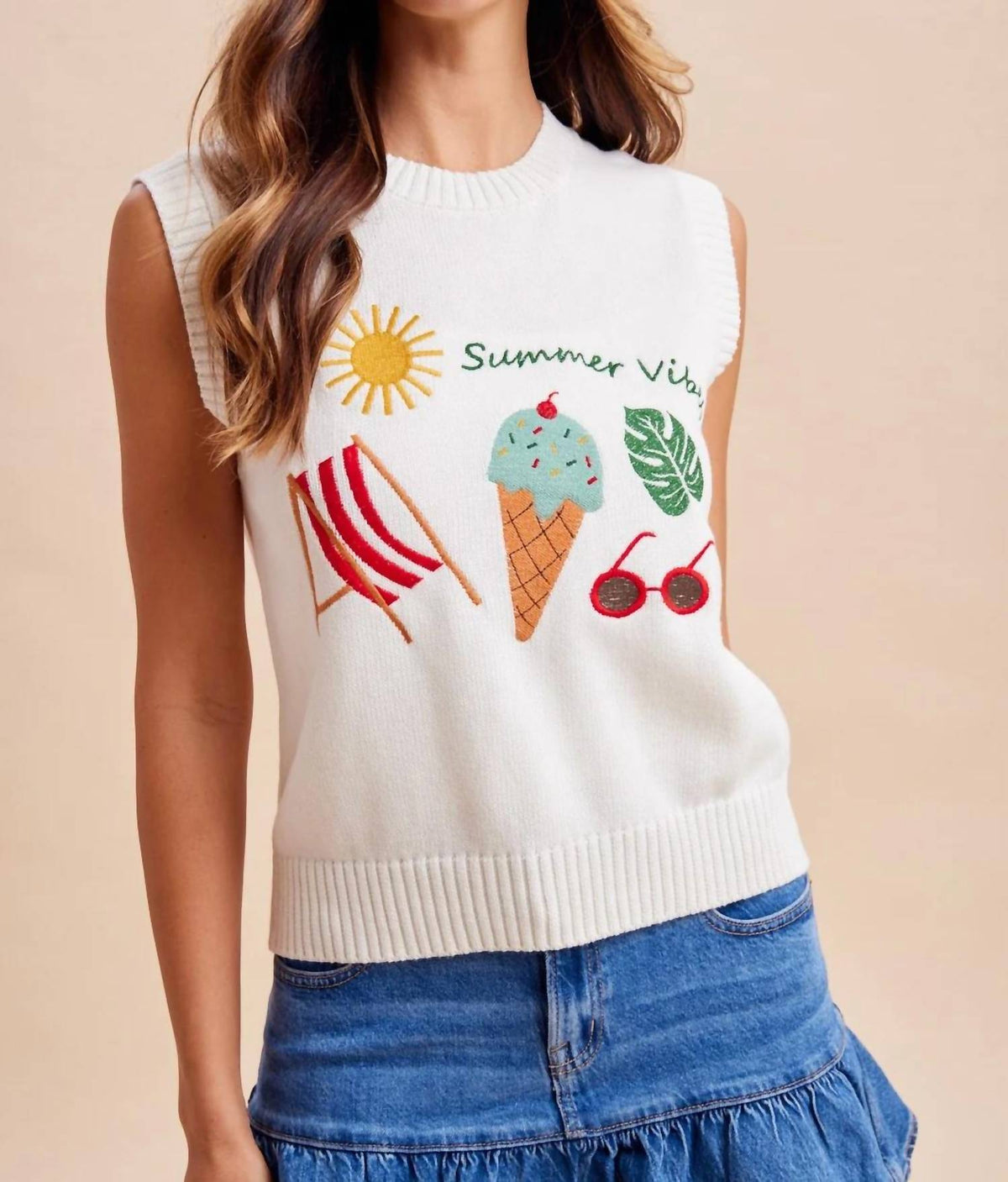 Anniewear - Summer Vibes Sweater Vest