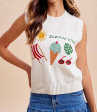 Anniewear - Summer Vibes Sweater Vest