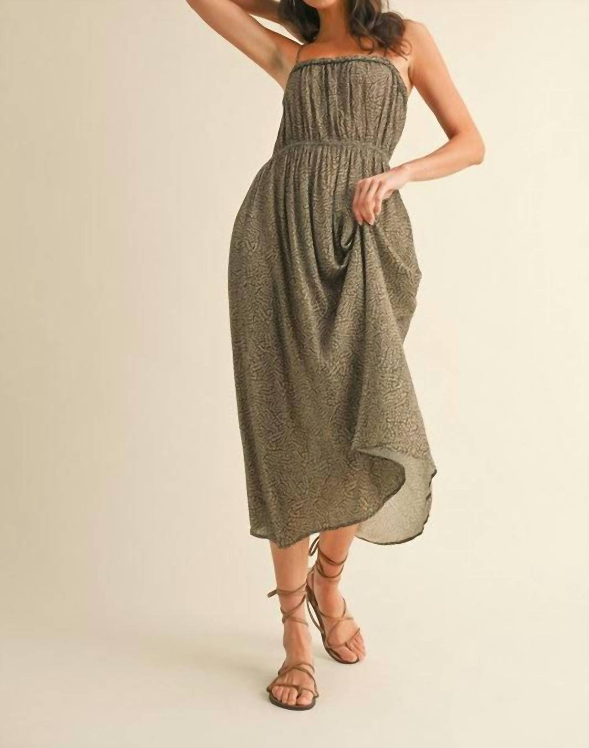Anniewear - Take A Vacation Midi Dress