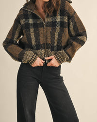 Anniewear - Womeno's Fuzzy Sweater Jacket