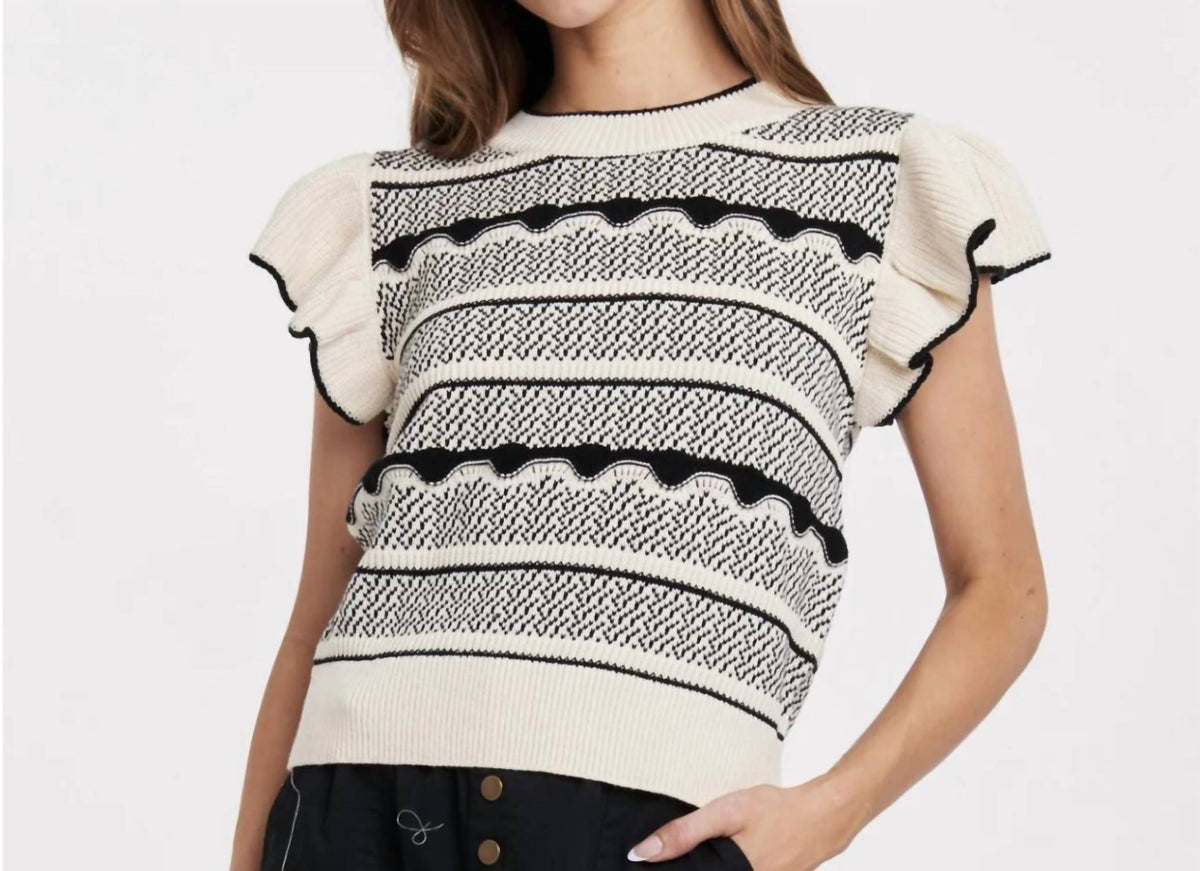 Another Love - Bethany Ruffle Top