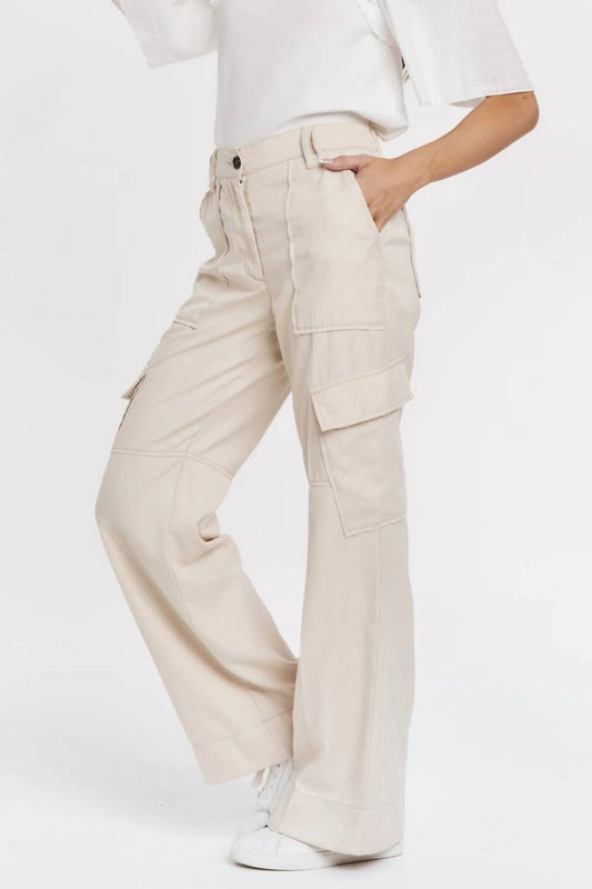 Another Love - Cairo Cargo Pants - beige - clothing - nylon - blend