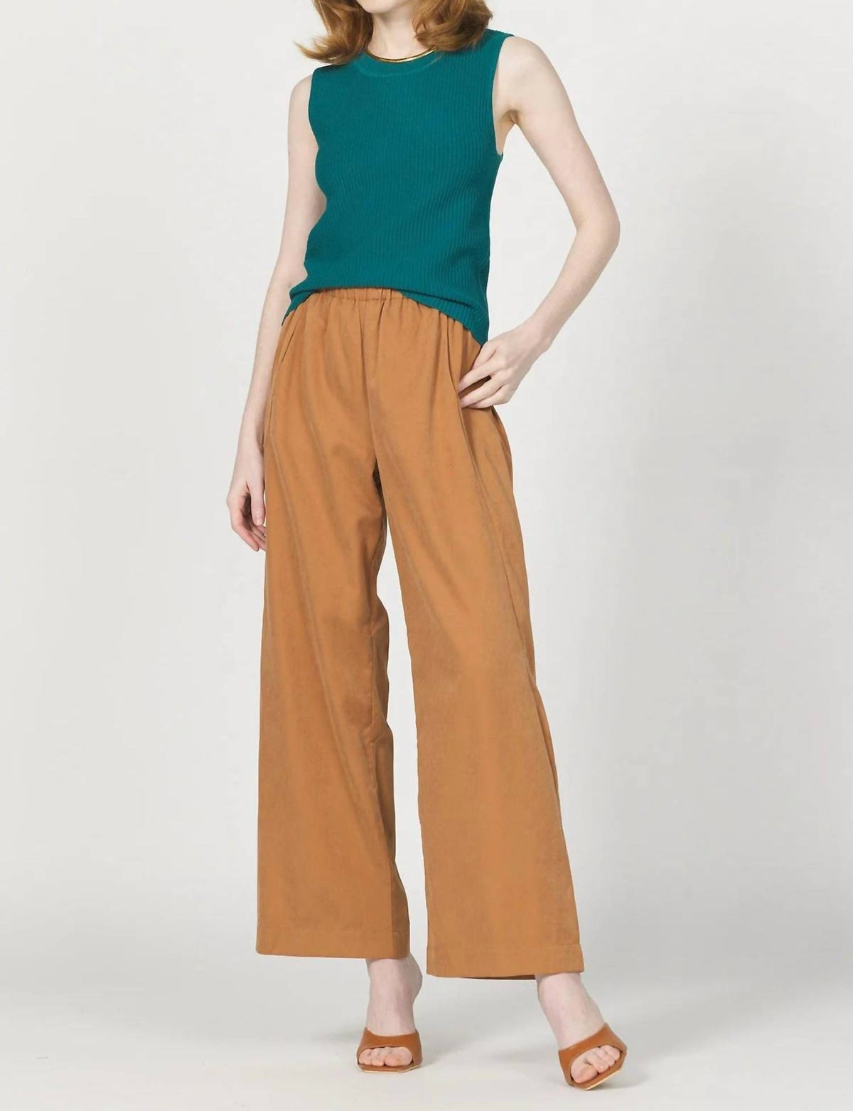 Another Love - Micro-suede Paris Wide Leg Pant