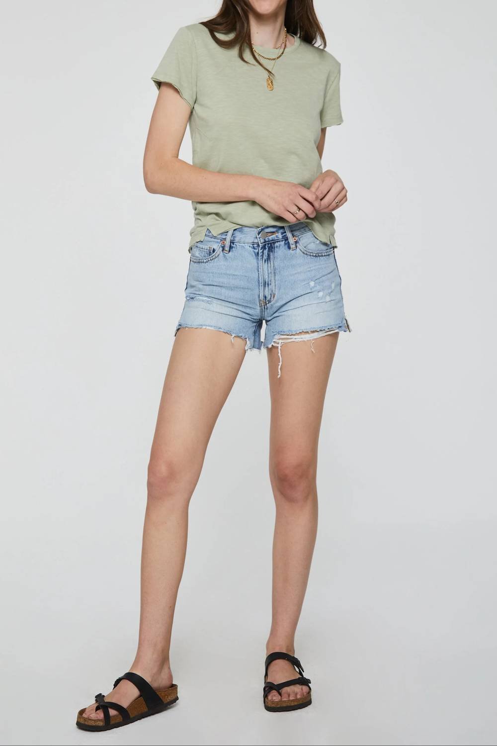 Another Love - Yvet Tee - clothing - cotton - blend - green