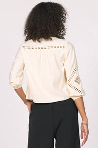 Another Love - ZIYA EMBROIDERED TOP
