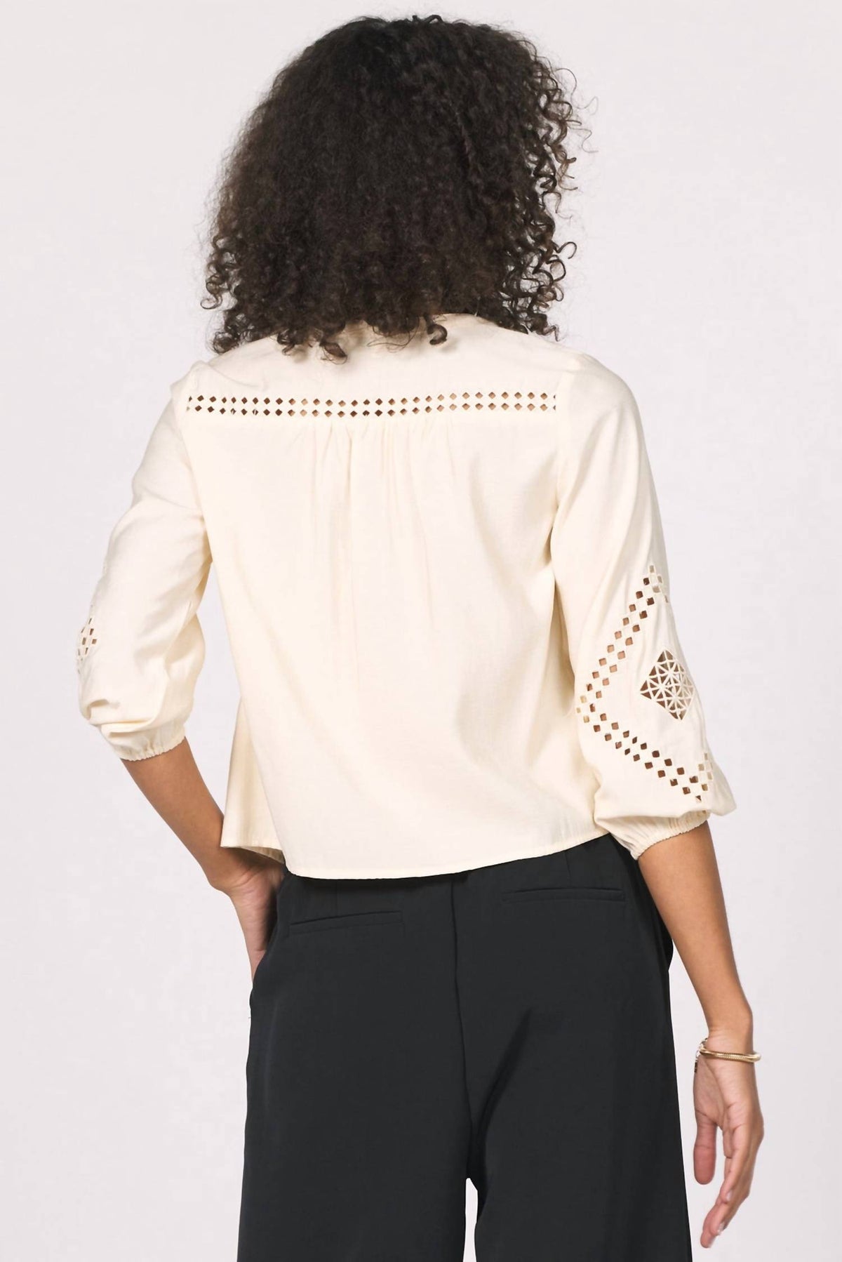 Another Love - ZIYA EMBROIDERED TOP
