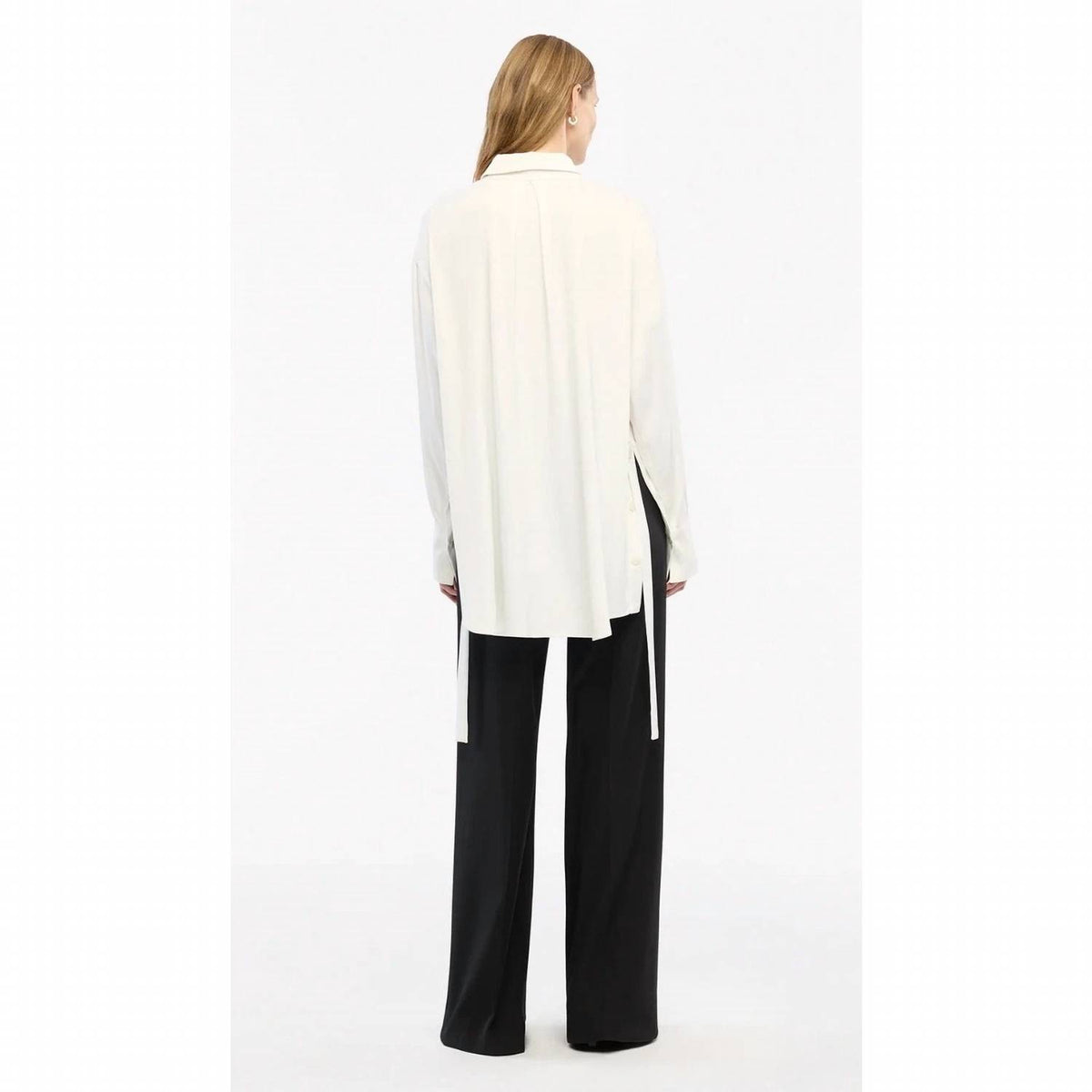 Another Tomorrow - Bias Button Side Shirt