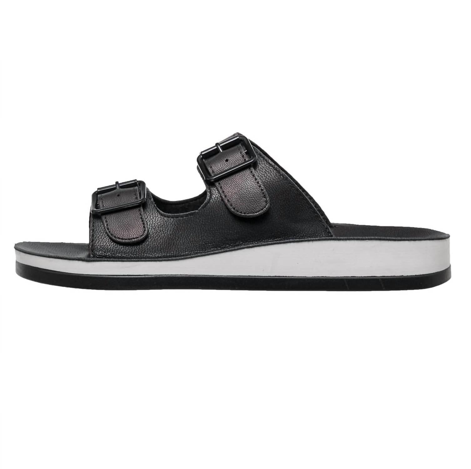Antelope - Women's Finna Leather Sandals - black - leather - sandals
