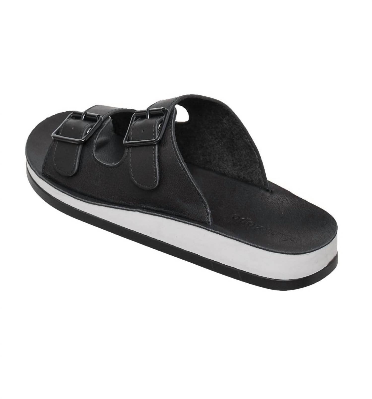 Antelope - Women's Finna Leather Sandals - black - leather - sandals