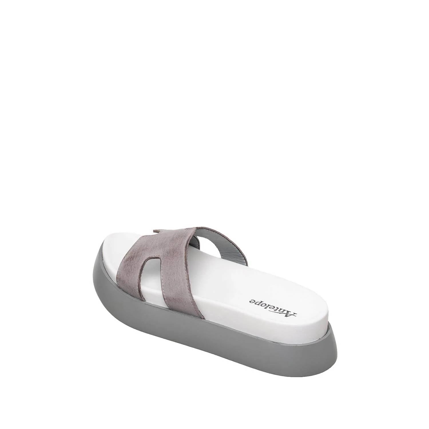 Antelope - Women's Savvy Sandal - grey - leather - sandals