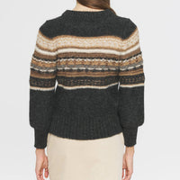 Antik Batik - Julio Puff Sleeve Pullover - clothing - crew - grey