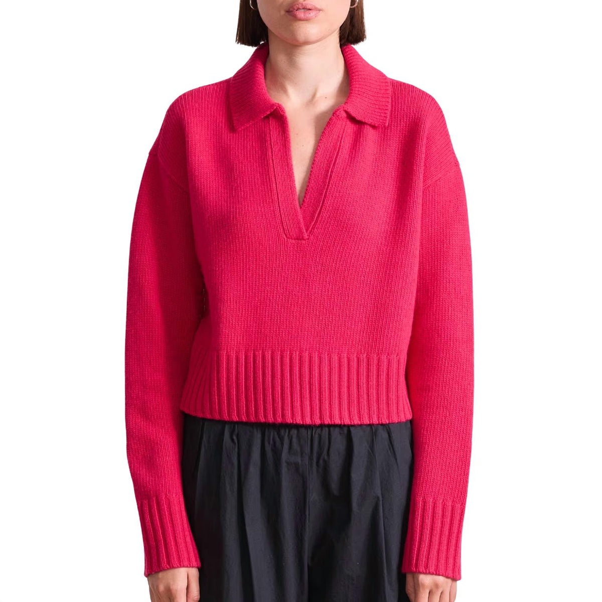 Apiece Apart - Split Neck Henley Sweater