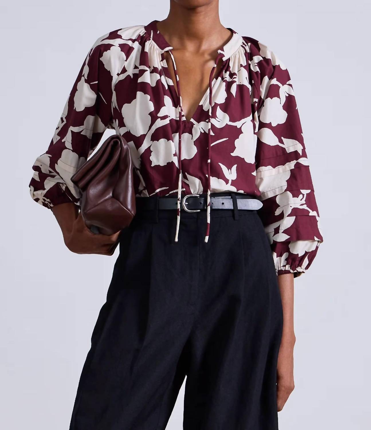 Apiece Apart - Tule Top - blouses - clothing - floral