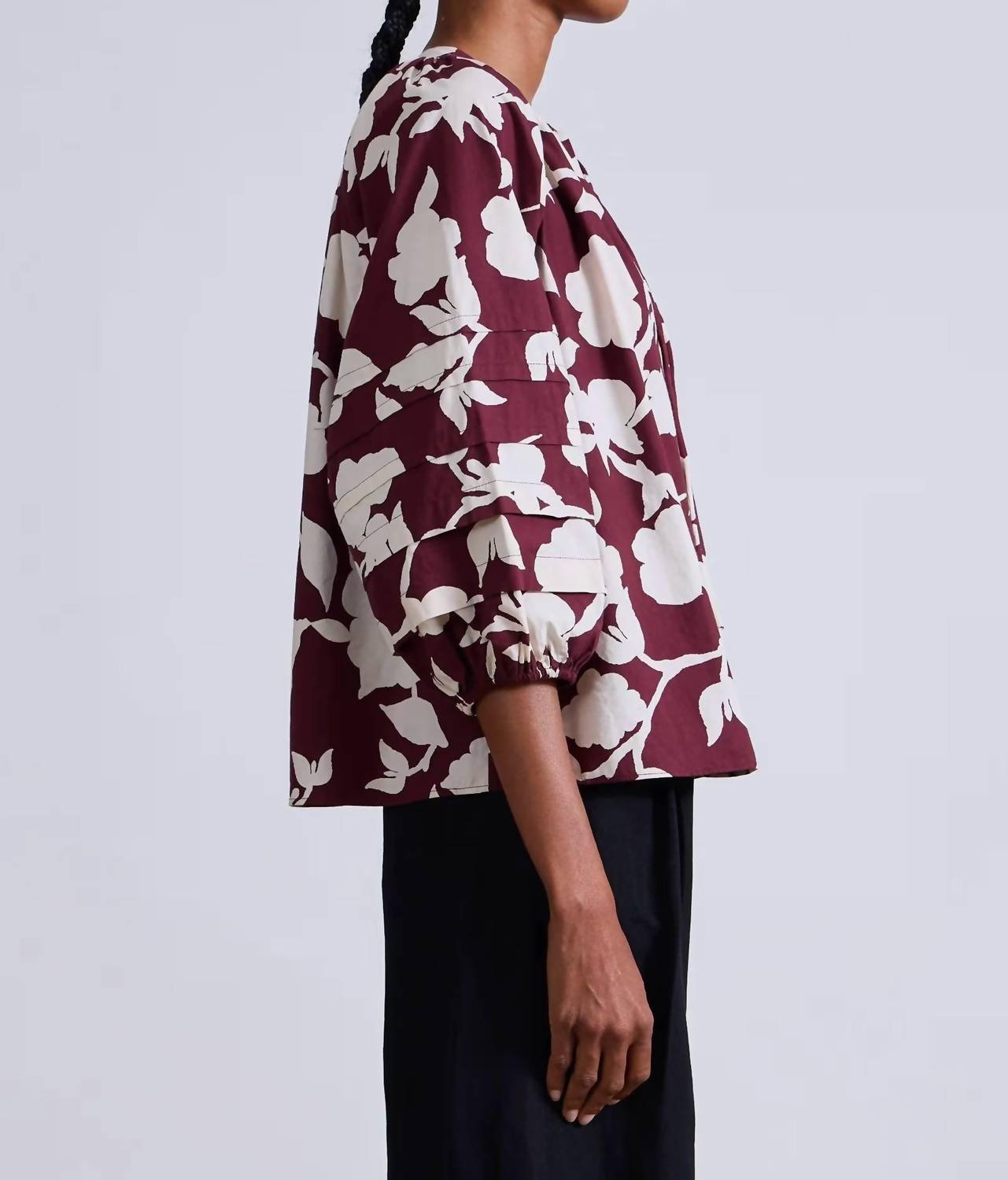 Apiece Apart - Tule Top - blouses - clothing - floral