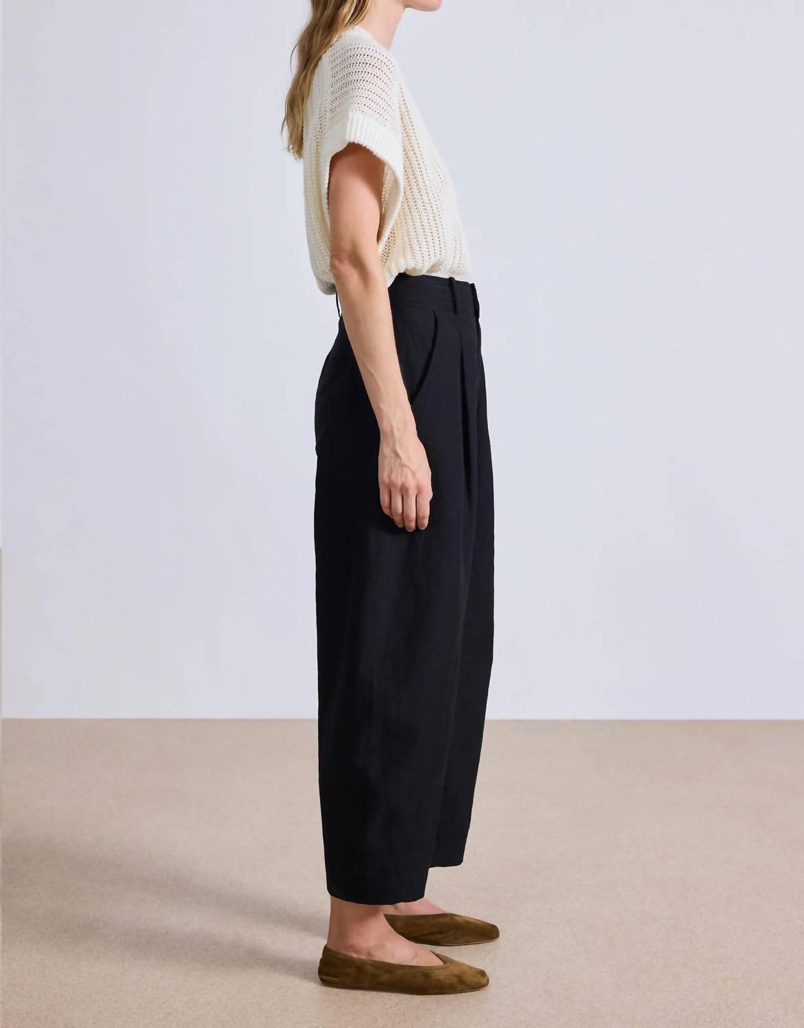 Apiece Apart - Wool Bari Crop Trouser
