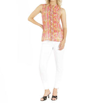 Apny - Button Up Top Tank - clothing - stripe - tank - tops