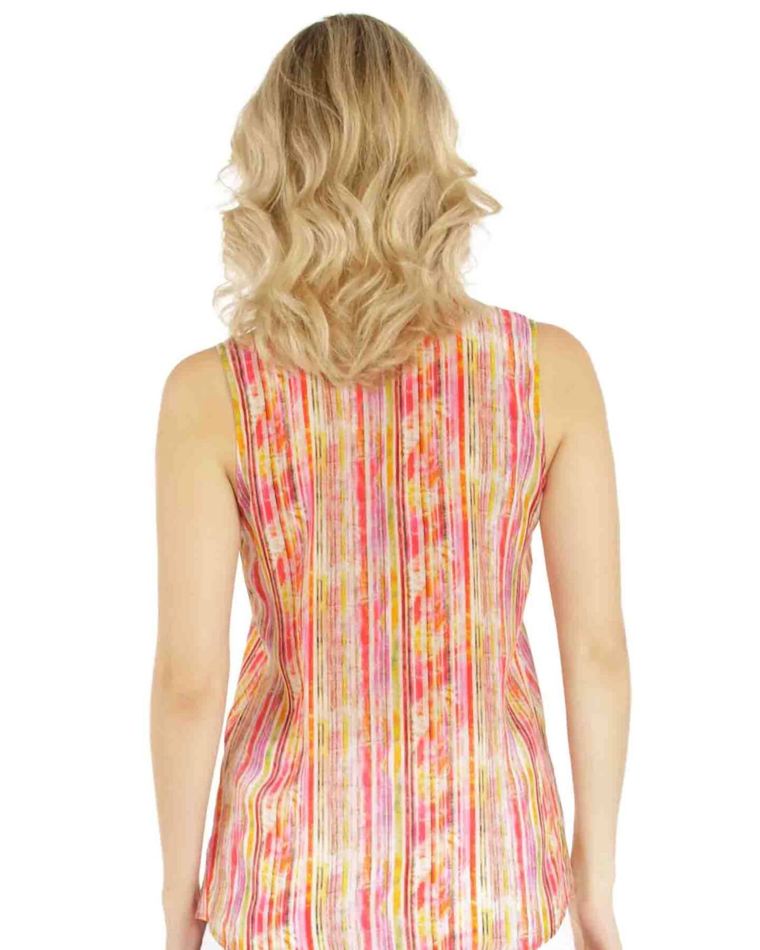 Apny - Button Up Top Tank - clothing - stripe - tank - tops