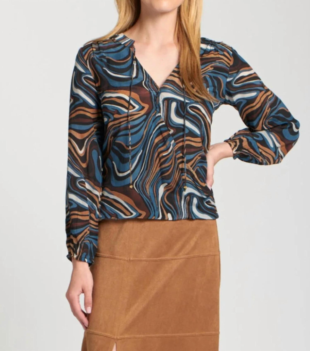Apny - Crossover Tassel Top