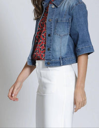 Apny - Short Sleeve Jean Jacket