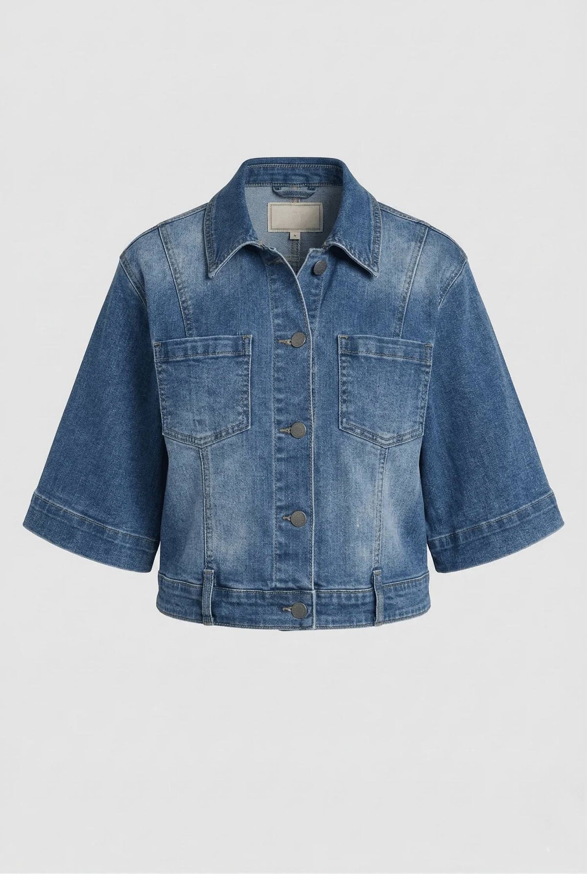 Apny - Short Sleeve Jean Jacket