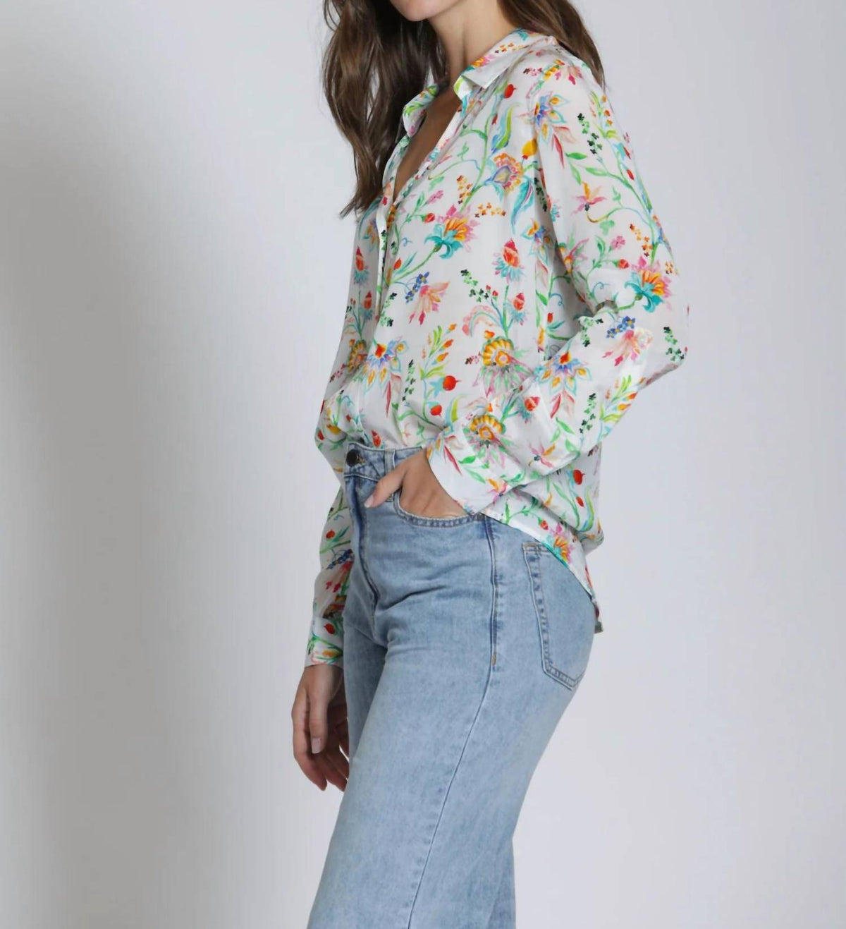 Apny - Women's Button Down Blouse