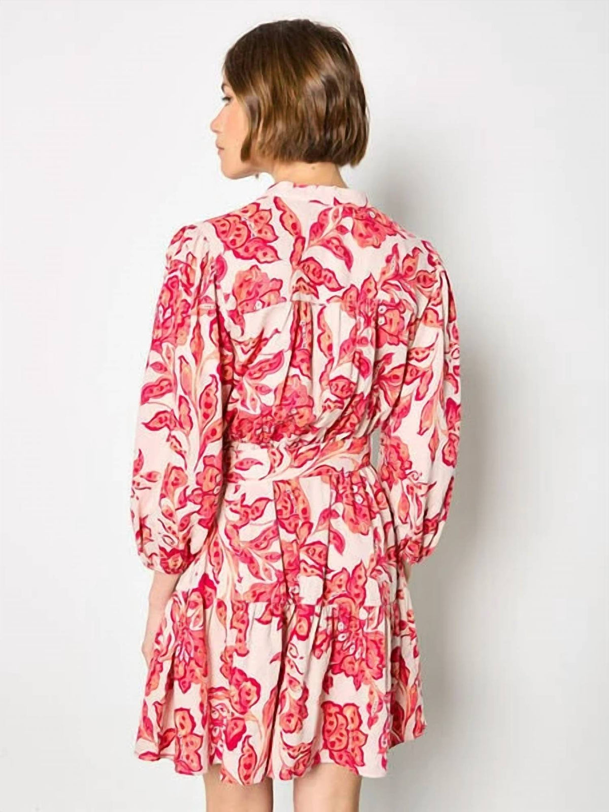 Apricot - Boho Mini Dress