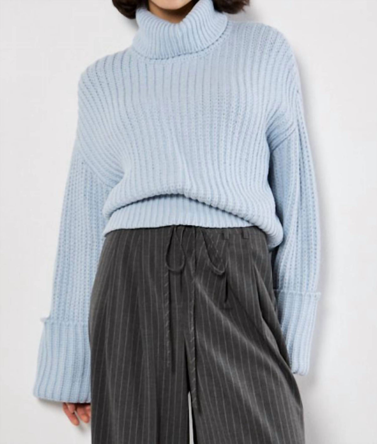 Apricot - Chunky Knit Sweater