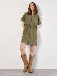 Apricot - Jump In Utility Dress - casual - dress - clothing - dresses