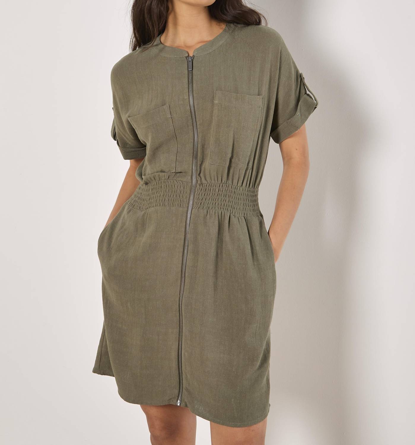 Apricot - Jump In Utility Dress - casual - dress - clothing - dresses