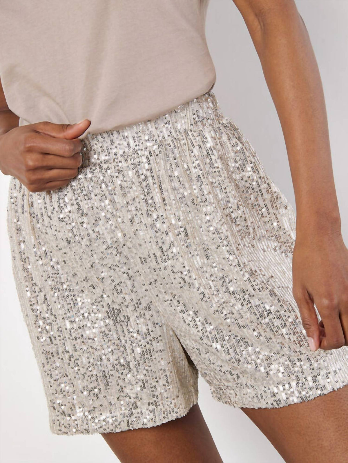 Apricot - Sequin Pullon Shorts