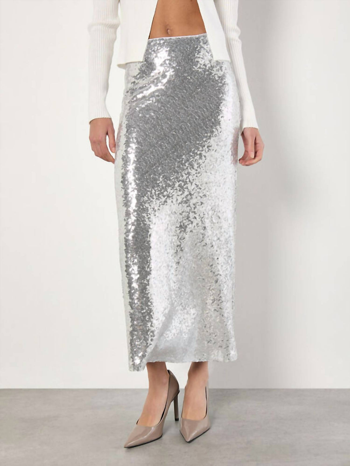 Apricot - Women's Miley Sequin Skirt