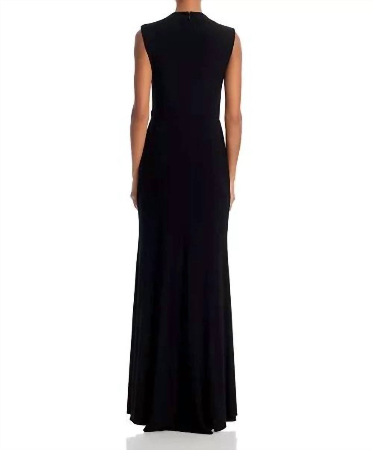 Aqua - Draped Maxi Gown