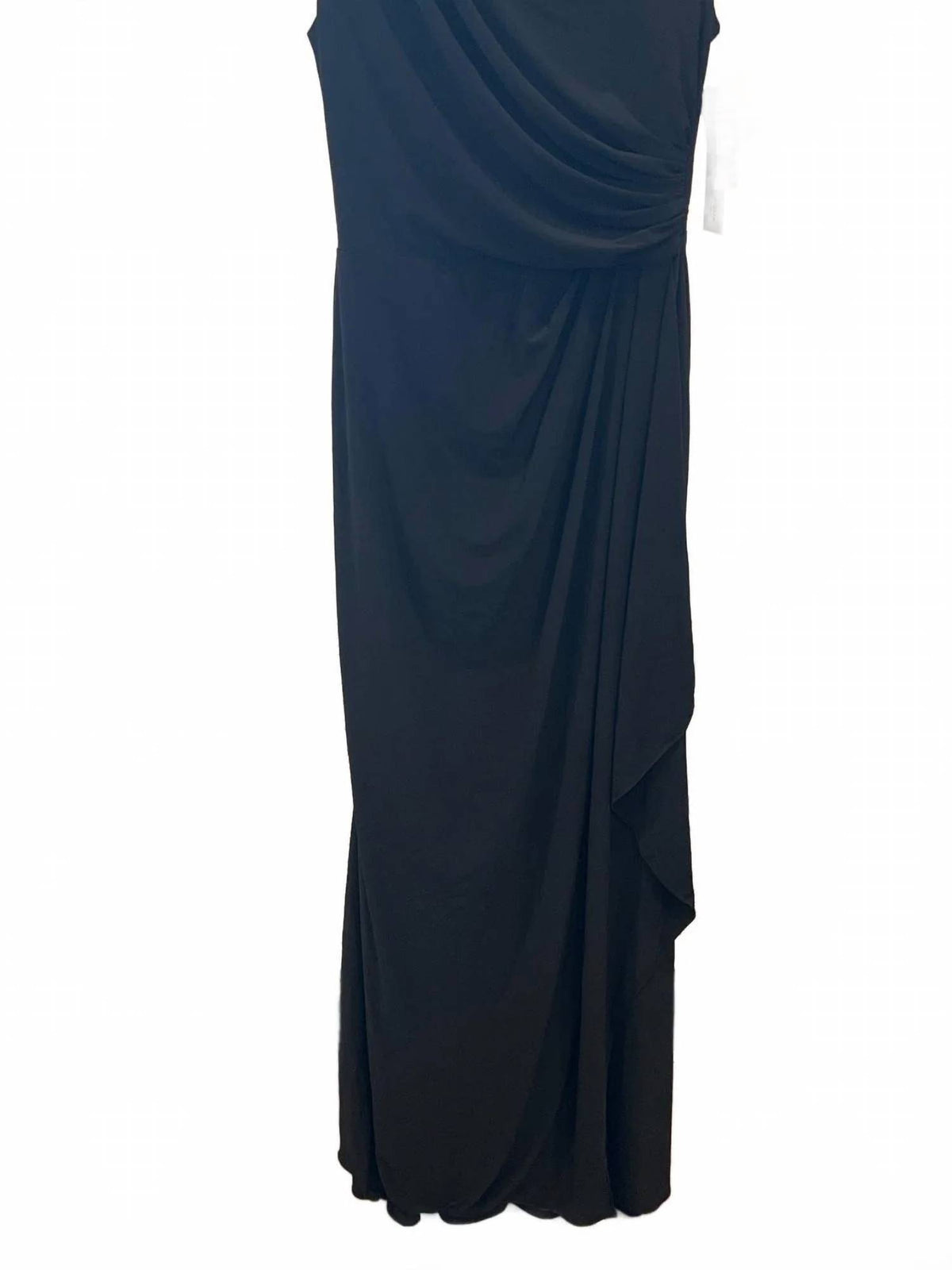 Aqua - Draped Maxi Gown