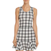 Aqua - Plaid Racerback Tank Top