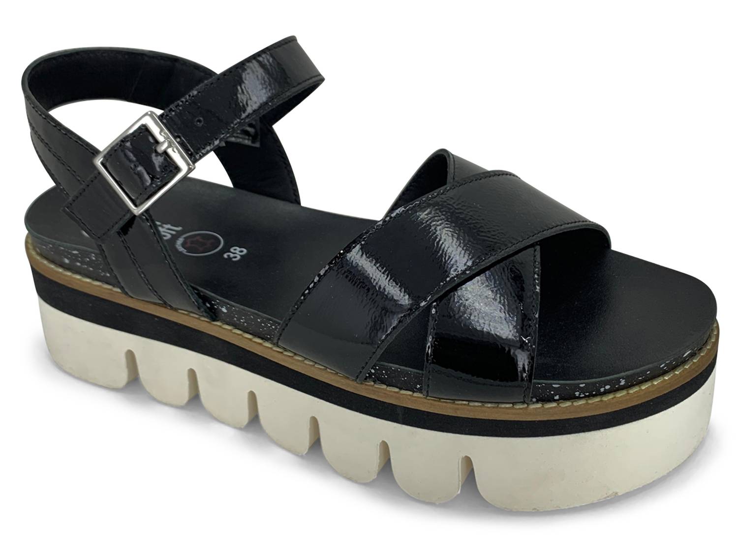 Ara - Women's Forest Hills Sandal - black - sandals - shoes