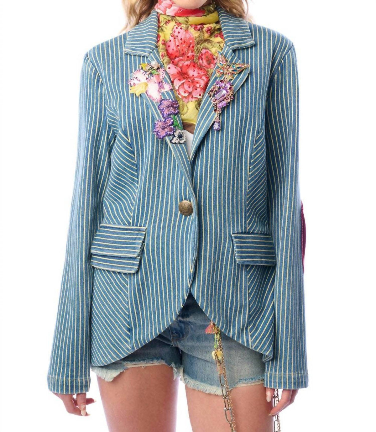 Aratta - Alaia Blazer With Lapel Embellishments