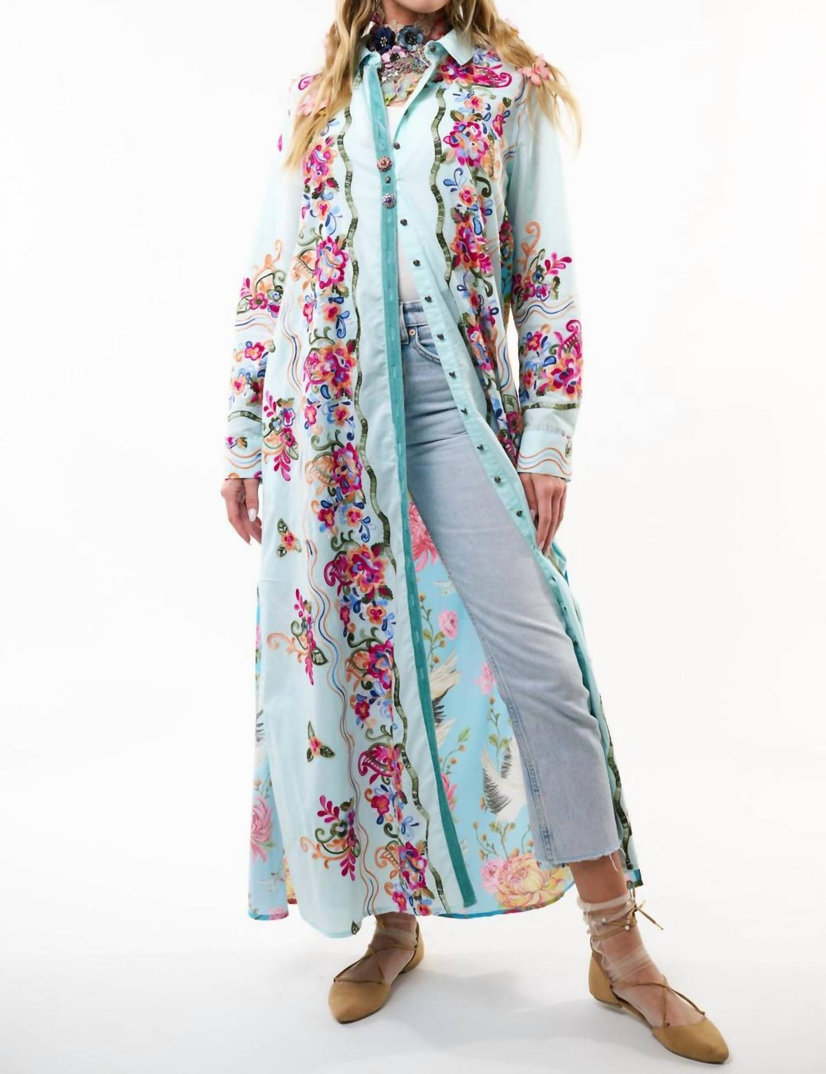 Aratta - Gianna Midi Duster Dress
