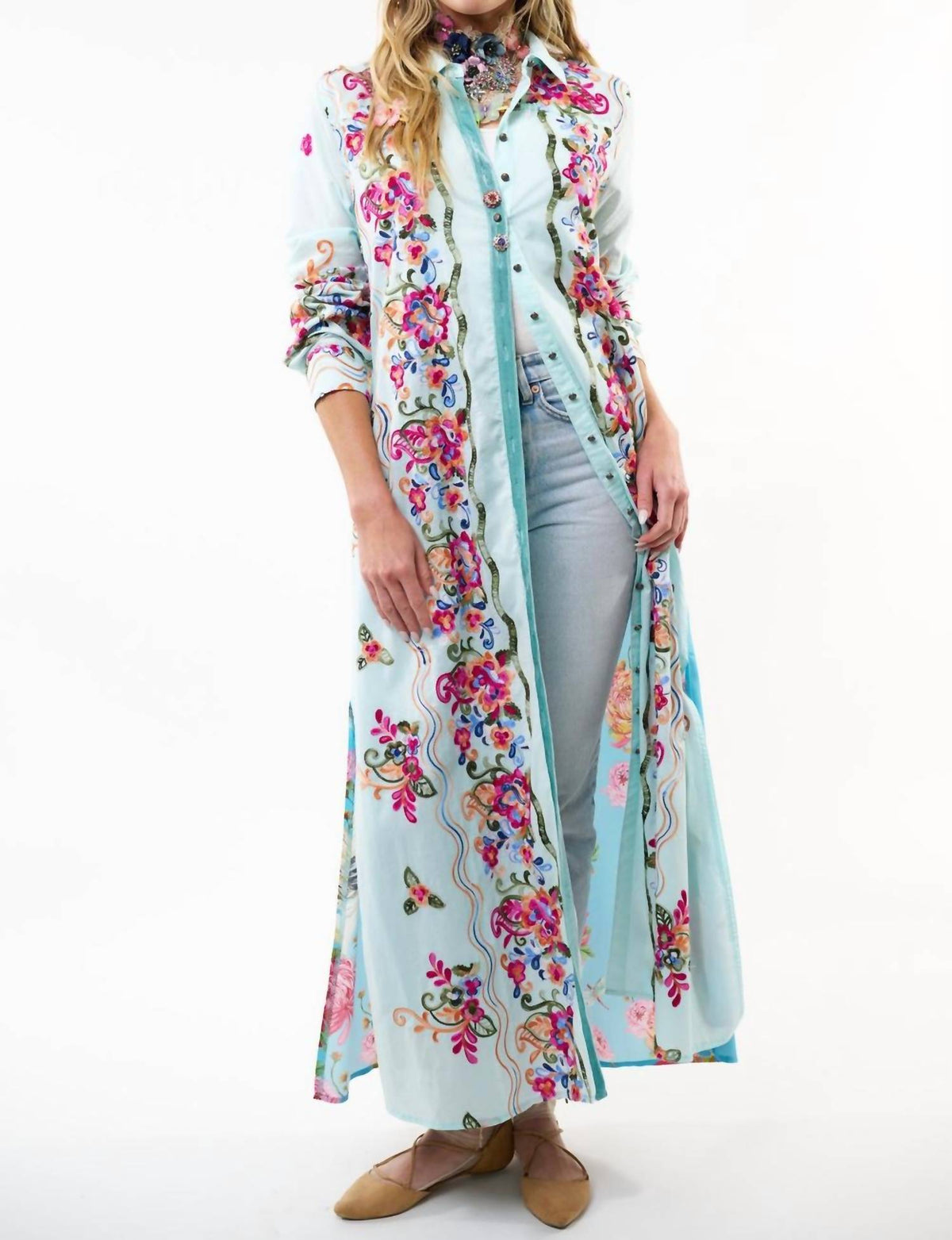 Aratta - Gianna Midi Duster Dress