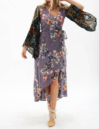 Aratta - Invitation For Tea Wrap Dress