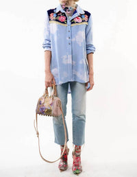 Aratta - Miss Texas Embroidered Shirt