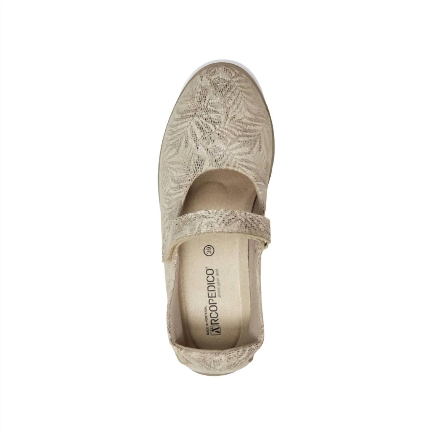 Arcopedico - Women's Estrela Shoes - beige - flats - loafers