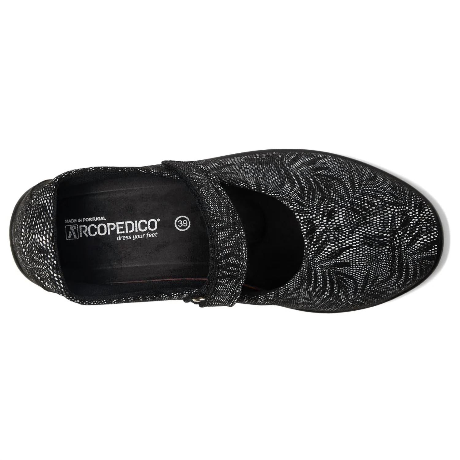 Arcopedico - Women's Estrela Shoes - black - flats - loafers