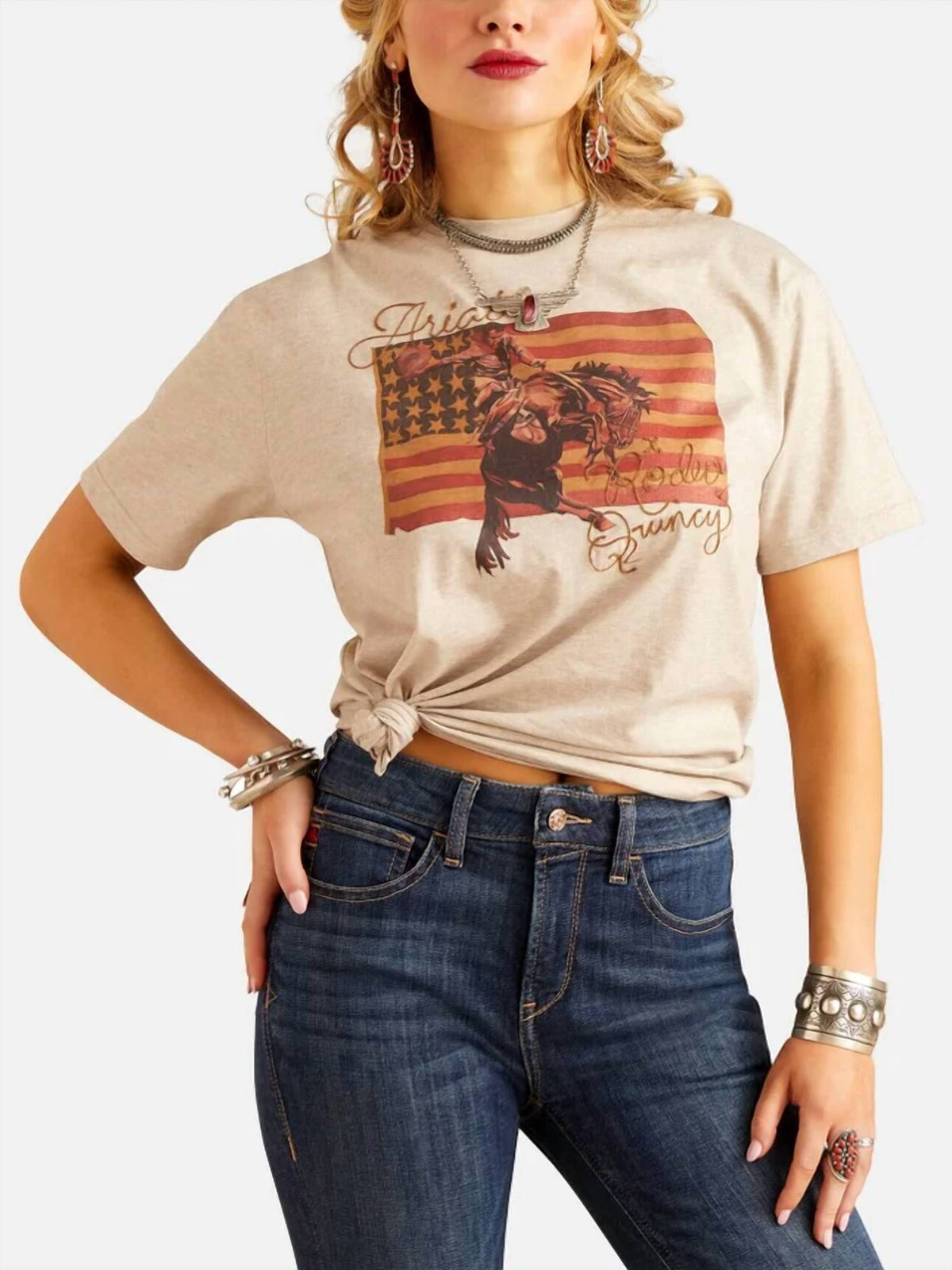 Ariat - Flag Rodeo Quincy Tee