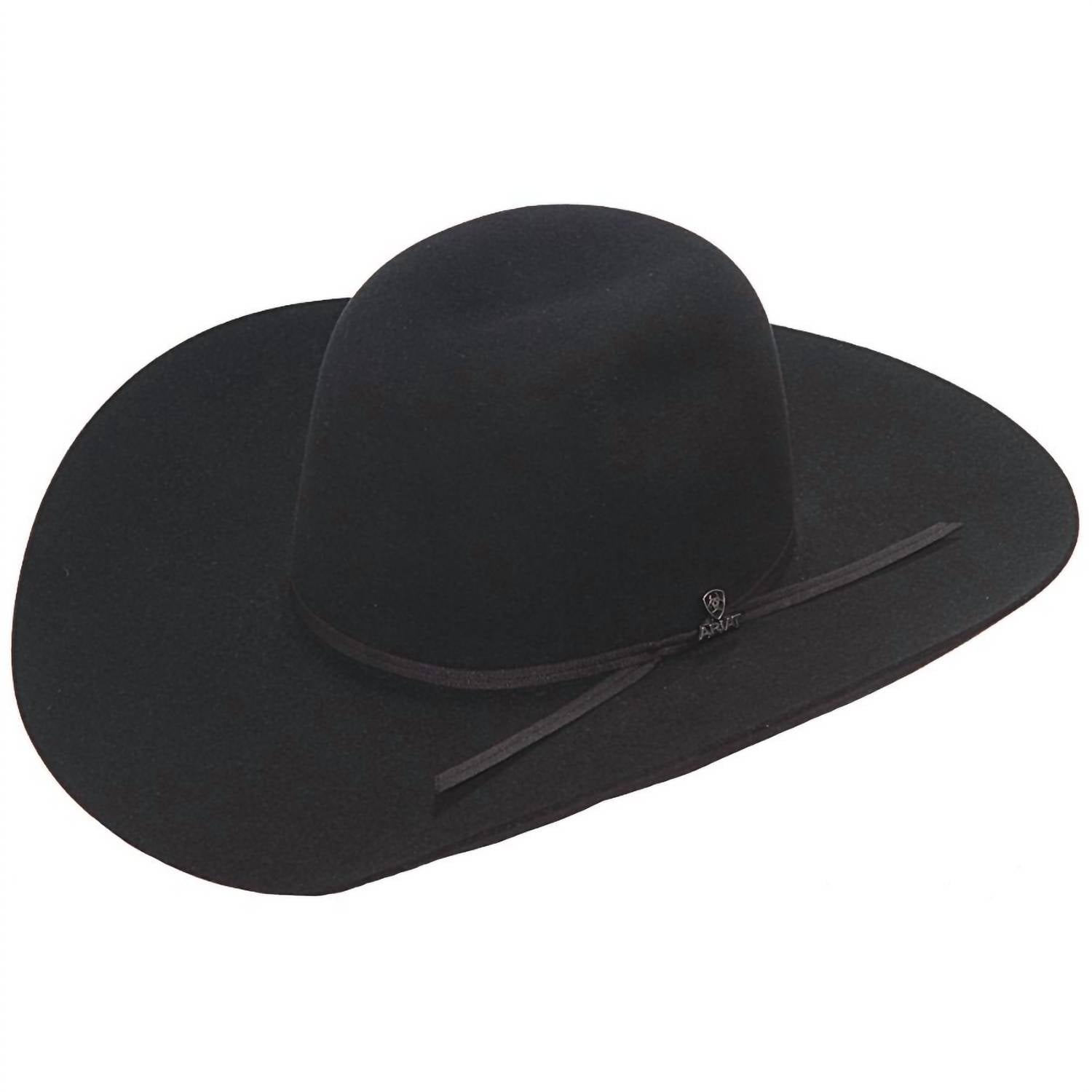 Ariat - Punchy Fur Felt Hat - accessories - black - fur